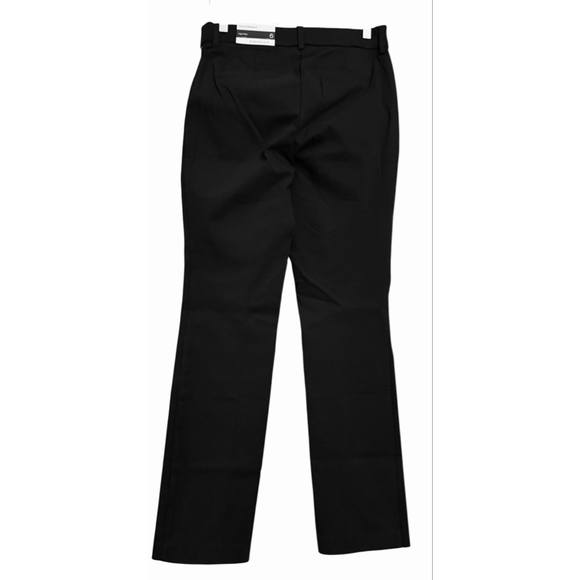 NWT Women's Rafaella Black Straight Leg High Rise Dress Pants Size 6 - Picture 5 of 11